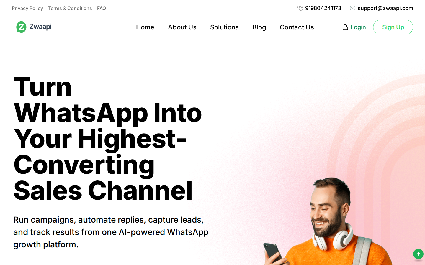 Zwaapi platform screenshot
