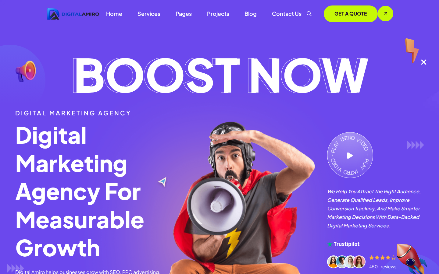 Digital Amiro website screenshot