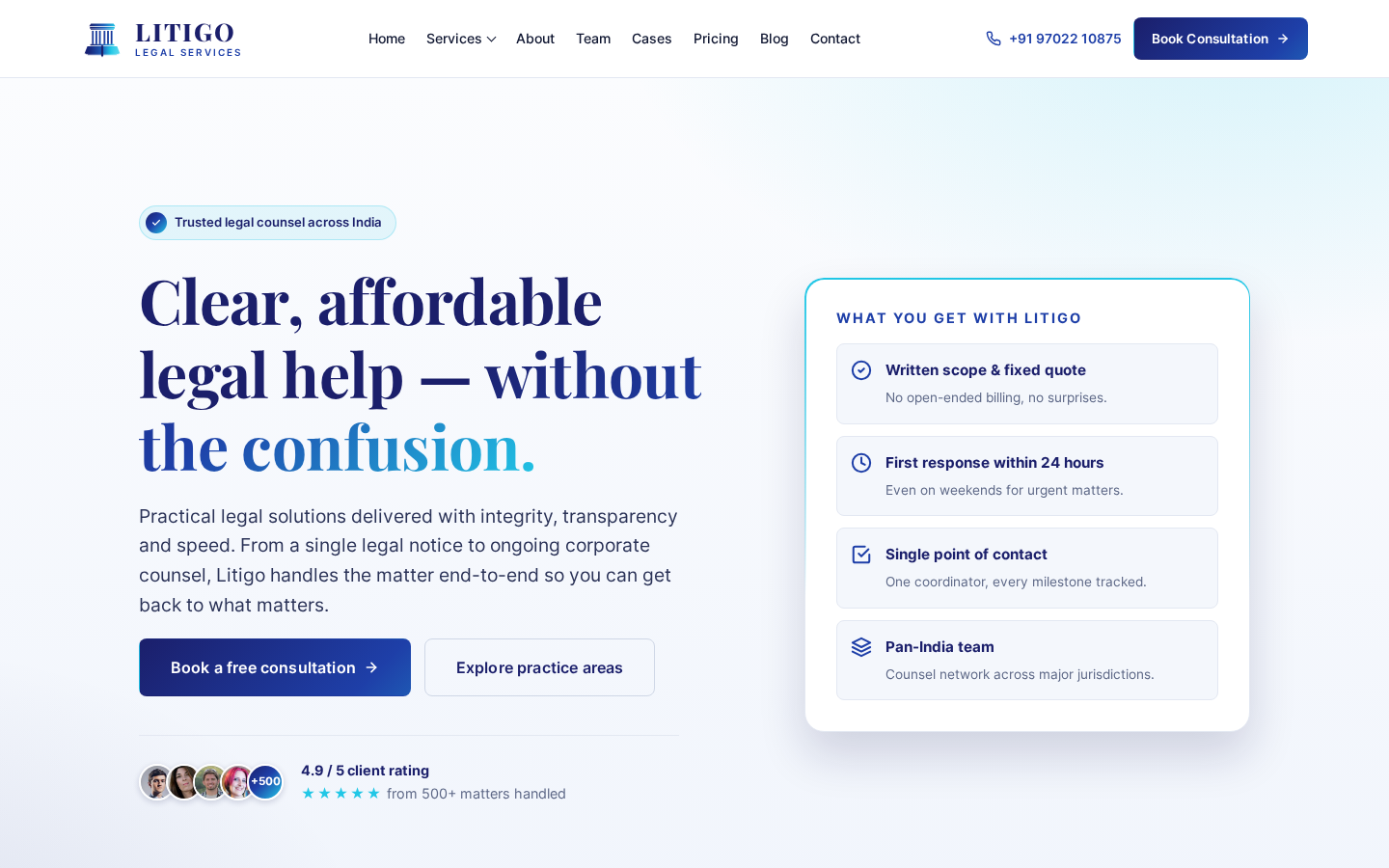 Litigo Legal preview